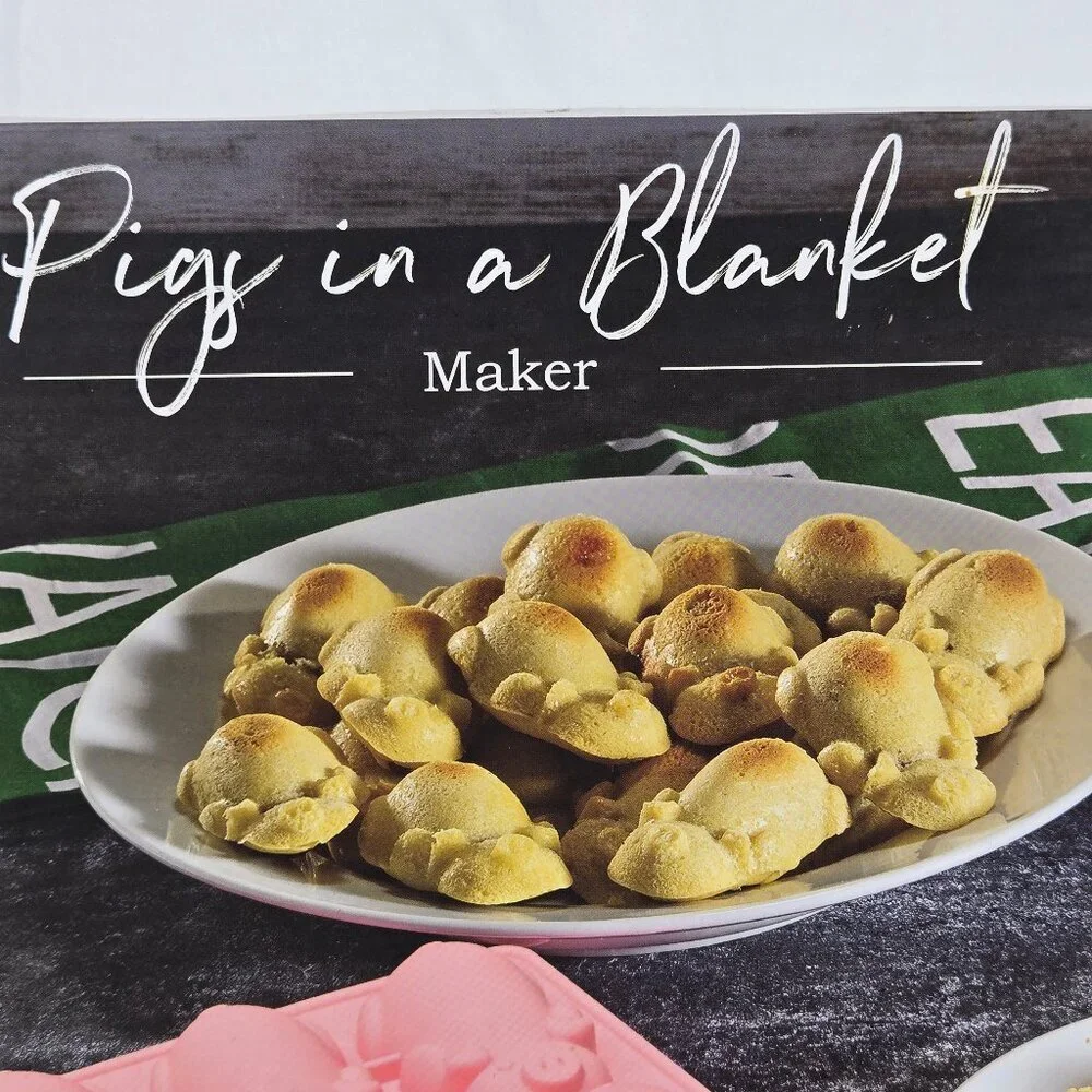 Charleston Wrap Pig In A Blanket Maker Pink Silicone Mold New In Original Box